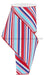 4’X10Yd Diagonal Stripe White/Lt Blue/Royal/Red Rge1826Ky Ribbon