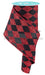 4’’X10Yd Harlequin Check Black/Red RGF1519CM Ribbon