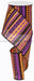 4"X10Yd Loopy Stripes On Royal Orange/Purple/Black RG01319RW - DecoExchange®
