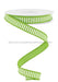 5/8’’X10Yd Horizontal Stripes/Royal Lime Green/White RGE1267E9 ribbon