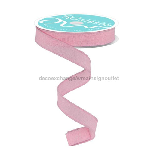 5/8’X10Yd Royal Burlap Light Pink Rge177815 Ribbon