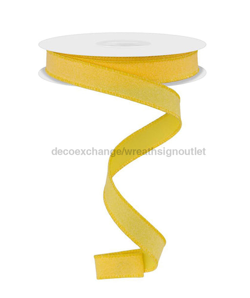5/8’’X10Yd Shimmer Glitter Yellow RGF108929 Ribbon