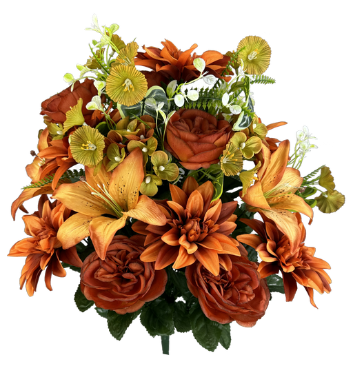 Dahlia Lily Rose Mixed Bush X 24 24" 57019RT - DecoExchange®