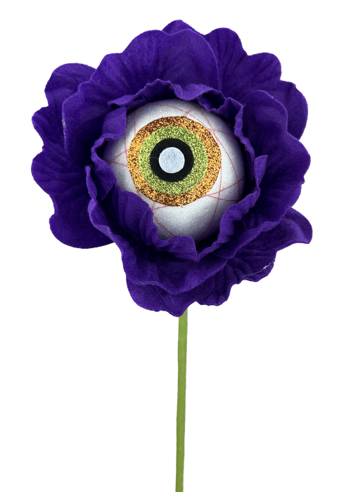 Eye Ball Flower Stem 21" 57242PU - DecoExchange®