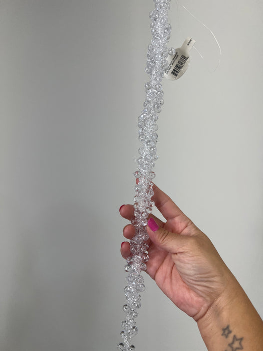 20" Iced Icicle Ornament MTX75578-WHCL - DecoExchange®