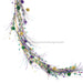 5’L Glitter Ball/Fishline Garland Mardi Gras HG3277 Base