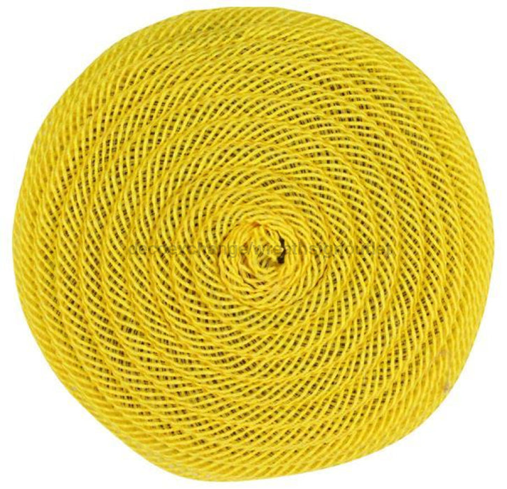 6.75Dia Jute Flex Tubing Flower Center Yellow Fj518229 Attachment
