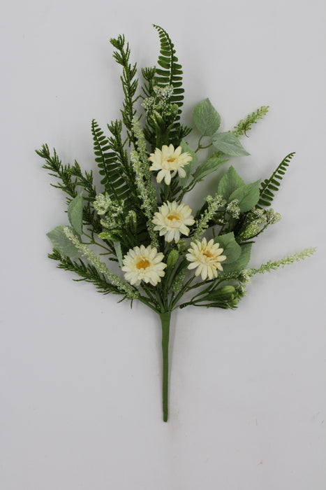 19" Mixed Daisy Fern Bush 65422-CR