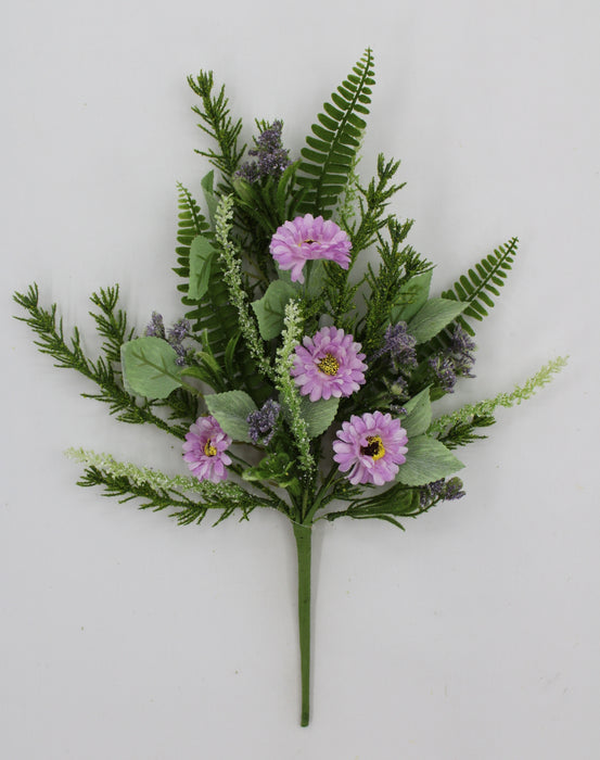 19" Mixed Daisy Fern Bush 65422-LV
