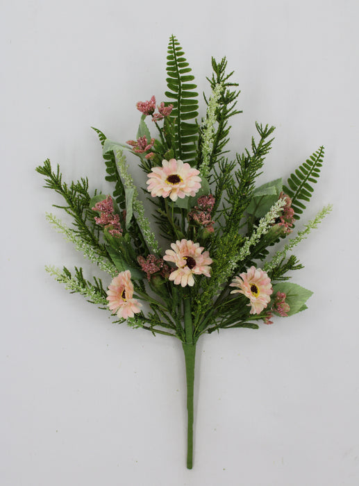 19" Mixed Daisy Fern Bush 65422-PH