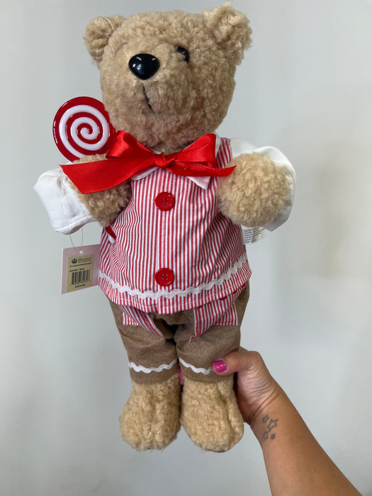 16" Plush Sugar/Spice Bear MTX76927-BRDW - DecoExchange®