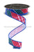 7/8’’X10Yd Bold Plaid Red/Emerald/Royal Blue LS1113J5 Ribbon
