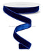7/8’X10Yd Deluxe Velvet/Satin Backing Royal Blue Rge765825 Ribbon