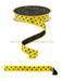 7/8’’X10Yd Small Polka Dot/Fused Yellow/Black Lx30498N Ribbon