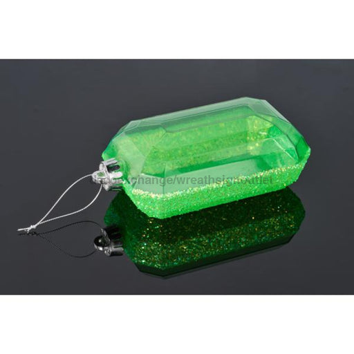 7’L X 4’W Iridescent Rectangle Gem Orn Mint Green Xj5528Hc