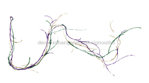 83’’ Bead/Glitter Twig Garland Mardi Gras XG7724MG Base