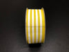 841-40-306: Yellow Linenen/White Wide Cabana Stripes 2.5X50Y Ribbon