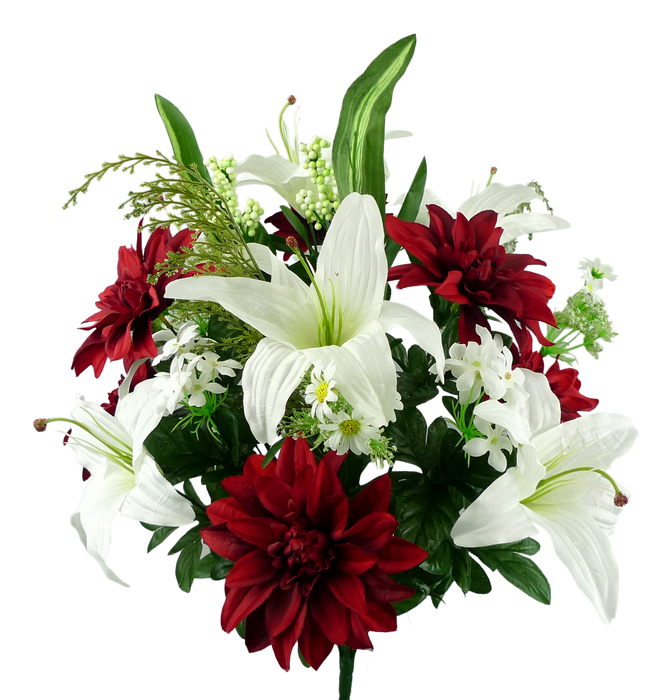 Lily Dahlia Mix Bush X 22 H25 84907RDWT - DecoExchange®