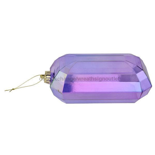 8’L X 5’W Iridescent Rectangle Gem Orn V.p. Purple Xj552984