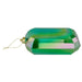 8’L X 5’W Iridescent Rectangle Gem Orn Vp Emerald Grn Xj552906