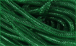 8Mmx30Yd Deco Flex Tubing Dark Grn/Emerald Grn Foil RE300457 - DecoExchange®
