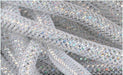 8Mmx30Yd Deco Flex Tubing White W/Laser Silver Foil RE300763 Tubing