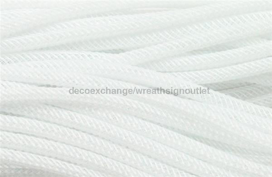 8Mmx30Yd Faux Jute Flex Tubing White Re366527