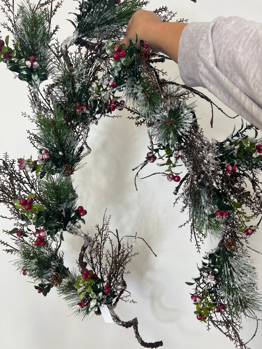 6Ft Snowed  Pine Garland PS3058G - DecoExchange®