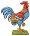 39"H X 32.5"W Wood Rooster Facing Right Blue/Red/Orange/Yellow AW9892 - DecoExchange®