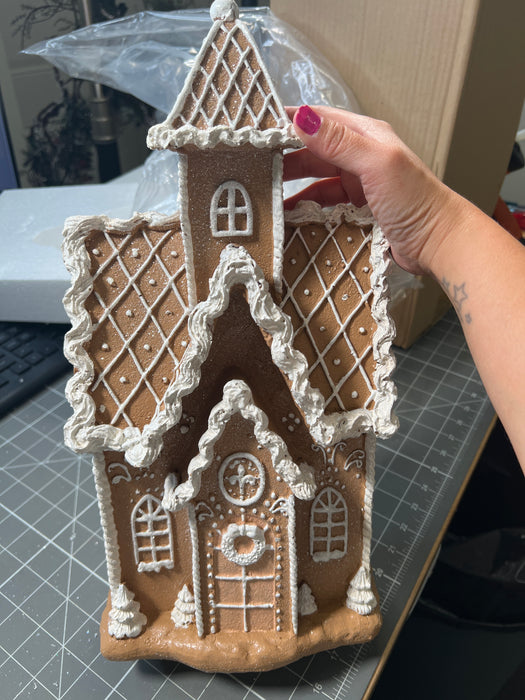 15.5"Led/Bty/Tmr Sugar/Spice House MTX76908-BRWT - DecoExchange®