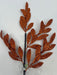 30" Glitter Laurel Leaf Spray MTH13327-ORNG - DecoExchange®