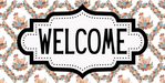 Farmhouse Welcome Sign, DCO-01240, Sign For Wreath, 6x12" Metal Sign - DecoExchange®