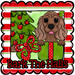 Cocker Spaniel Wreath Sign, Bark The Halls Dog Sign, 22" Door Hanger, DCO-W-00146-DH