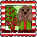 Cocker Spaniel Wreath Sign, Home Fur Christmas Dog Sign, 12" Wreath Sign, DCO-W-00147