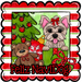 Yorkie Wreath Sign, Feliz NaviDog Dog Sign, 12" Wreath Sign, DCO-W-00154
