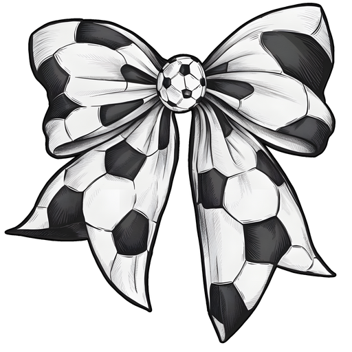 Bow Door Hanger, Soccer Coquette Bow, wood sign, DCO-W-01180-DH, 22" Door Hanger - DecoExchange®