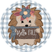 Fall Sign, Hello Fall, DECOE-5322-DH, 18" Door Hanger