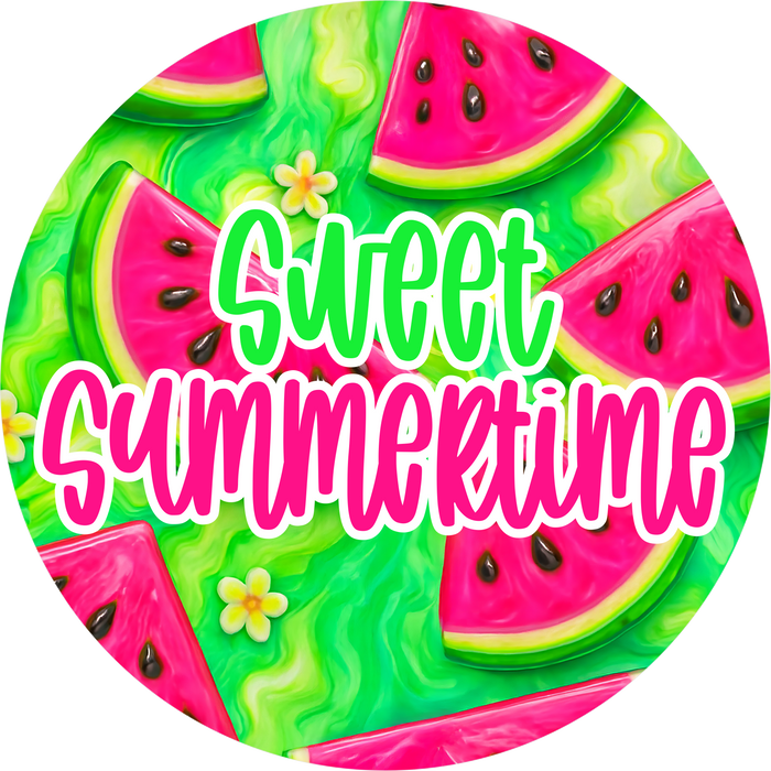 Summer Sign, Watermelon Sign, DECOE-5333-DH, 18" Door Hanger