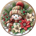 Snowman Sign, DECOE-5344-DH, 18" Door Hanger