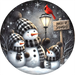 Snowman Sign, Snuggle Up, DECOE-5345, Sign For Wreath, 10" Metal Sign
