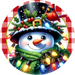 Snowman Sign, DECOE-5361-DH, 18" Door Hanger