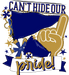 School Pride Door Hanger, Navy and Gold, DECOE-W-904923-DH , 22" Door Hanger - DecoExchange®