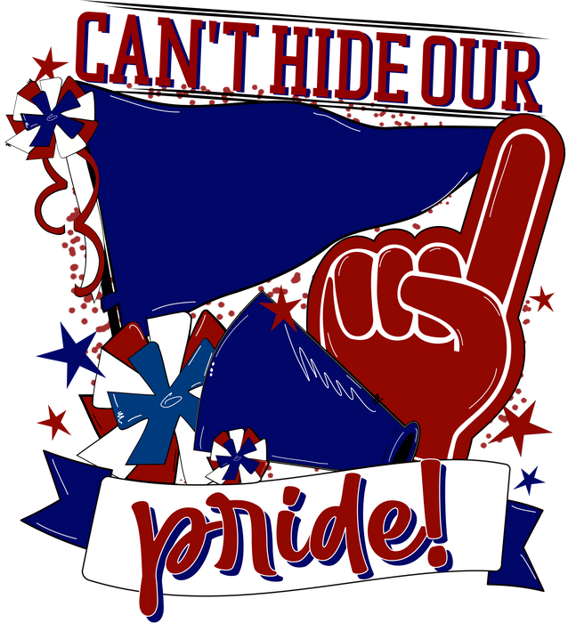 School Pride Door Hanger, Navy and Maroon, DECOE-W-904925-DH , 22" Door Hanger - DecoExchange®