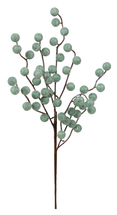 16.5"L Waterproof Frosted Berry Spray Sage Green EW0135AC