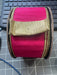 2.5" X 10Yds Slub Dupion Metallic Gold Back, Hot Pink 05-1947 - DecoExchange®