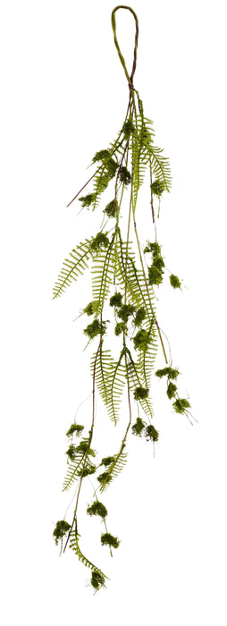 39"L Fern/Moss Hanging Garland Green/Brown FG655109 - DecoExchange®