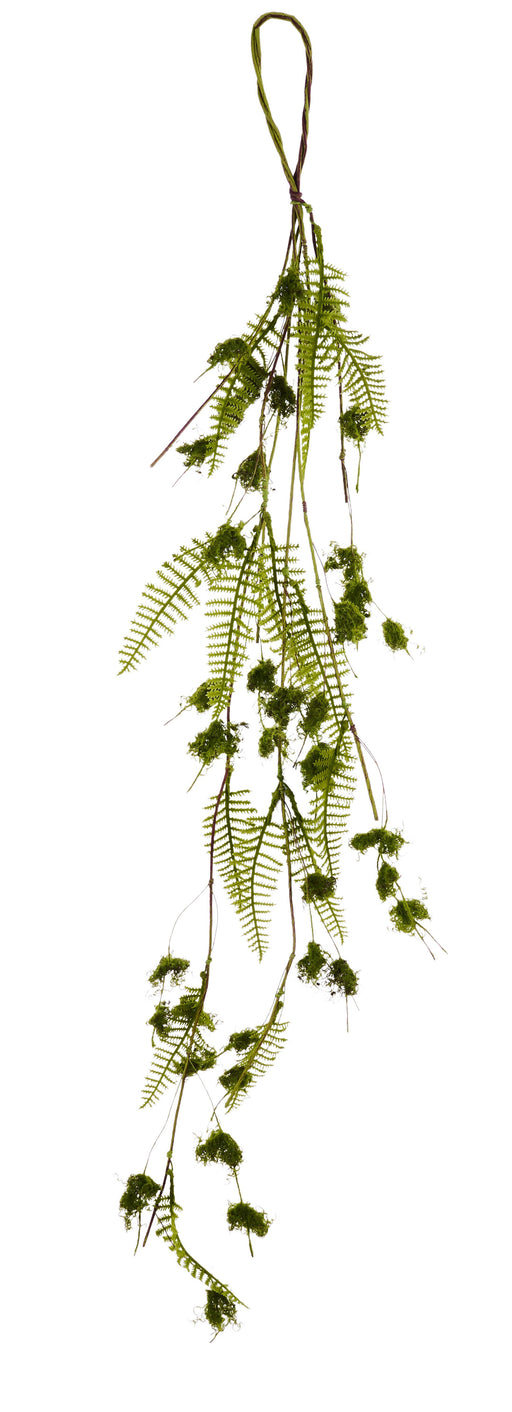 39"L Fern/Moss Hanging Garland Green/Brown FG655109 - DecoExchange®