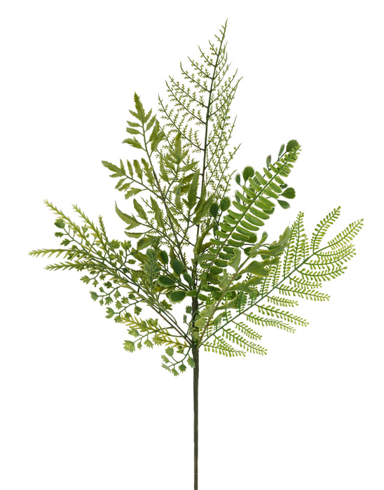 22"L Mixed Fern/Foliage Spray Mixed Green FG674091