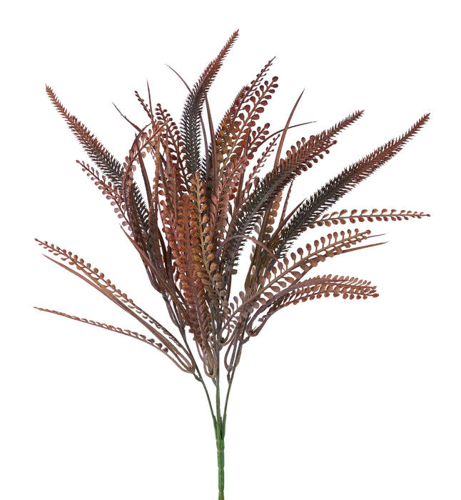 17.5"L Dusty Fern/Spike/Grass Bush X5 Mustard/Green FG685130