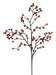 26.5"L Glitter Twig/Mini Bead Spray Orange/Black FH8204FH - DecoExchange®